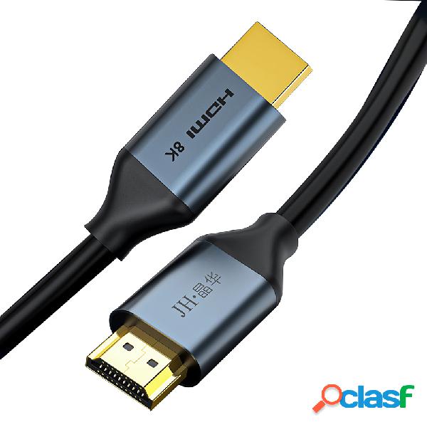 JH 8K HDMI Cable HDMI2.1 Video Cable Connector High Speed