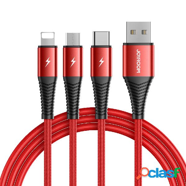 JOYROOM S-1230G4 3 in 1 1.2M Fast Charging Cable for iPhone