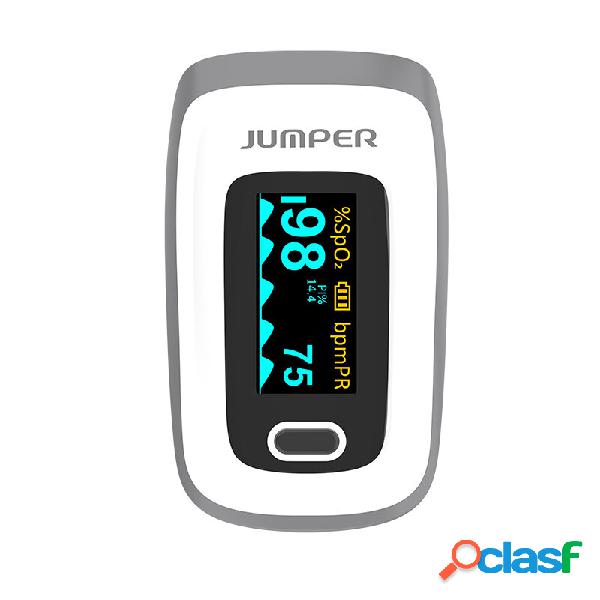 JUMPER JPD-500E Finger Clip Pulse Oximeter Multiple Display