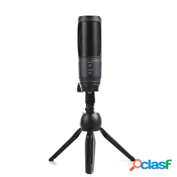 K2S USB Condenser Microphone Meeting Live Streame Game