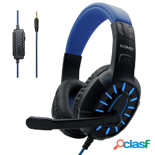 KOMC M202 Gaming Headset Stereo 40mm Dynamic Drivers Noise