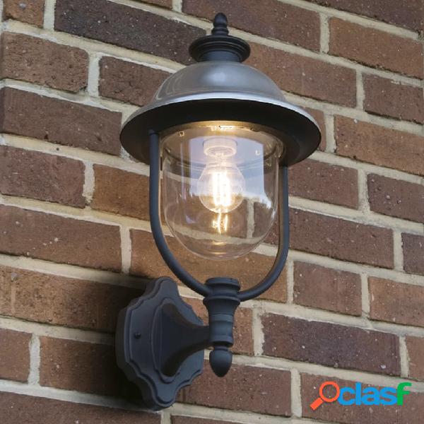 KONSTSMIDE Lampada da Parete Parma Luce verso Alto Acciaio
