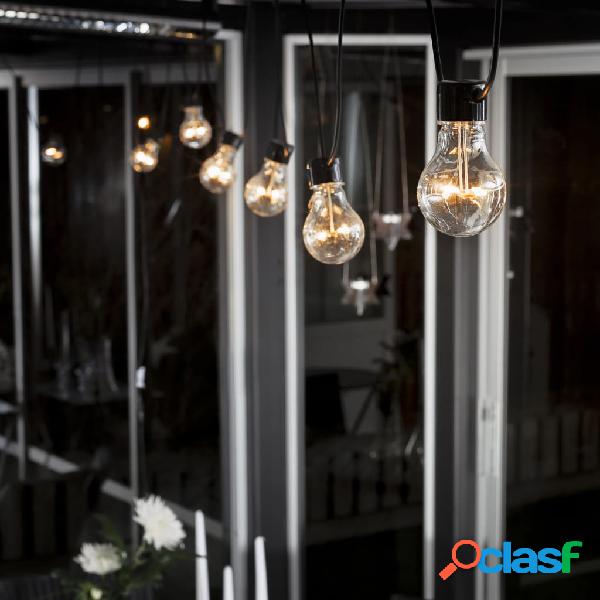 KONSTSMIDE Luci per Feste 10 Lampade Ambra Set Estensione