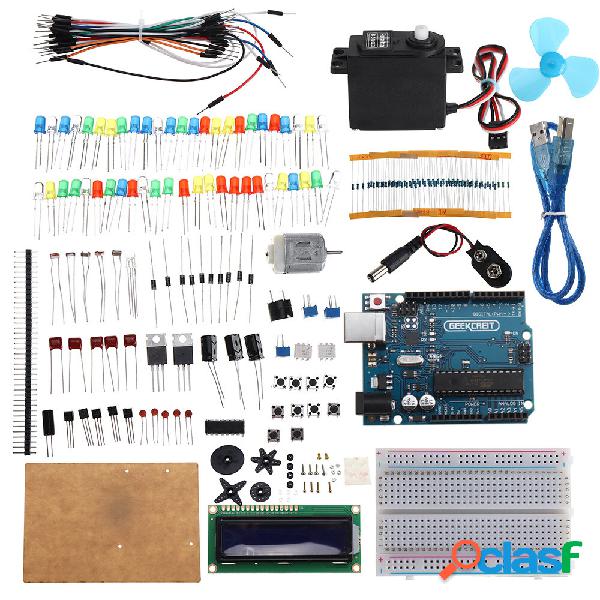 KW-AR-StartKit Kit with 17 Classes UNO R3 DC Motor