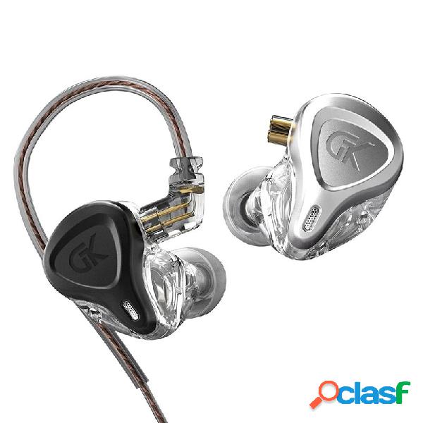KZ GK-G5 Metal In-Ear Headphones HiFi Bass Music Earbud