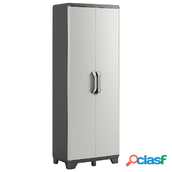 Keter Armadietto Multiuso Gear Nero e Grigio 182 cm