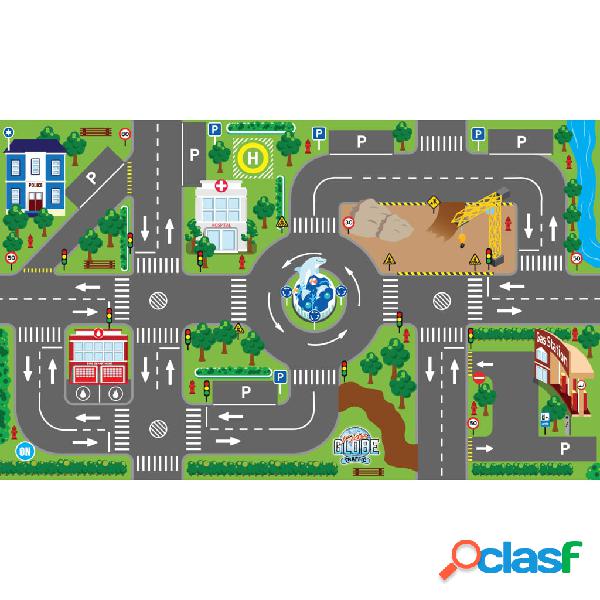Kids Globe Tappetino da Gioco per Bambini con Semafori a LED