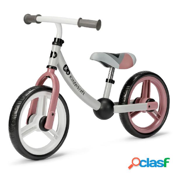Kinderkraft Bicicletta senza Pedali 2WAY NEXT Rosa Antico