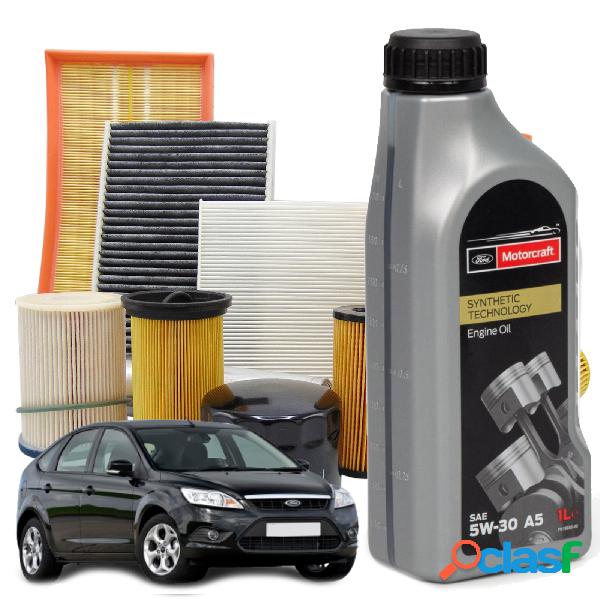 Kit tagliando filtri e olio Ford 5w30 Focus II 1.8 tdci