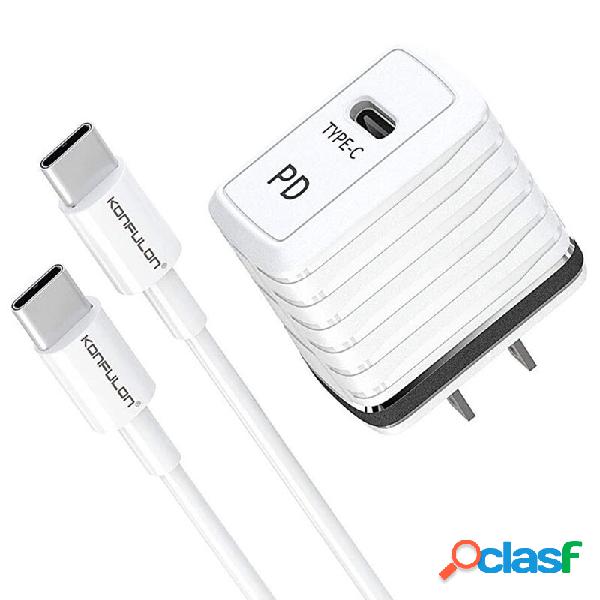 Konfulon C32D 20W PD Charger Fast Charging with Type-C