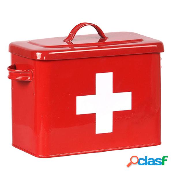 LABEL51 Scatola di Pronto Soccorso 30x14x21 cm Rossa