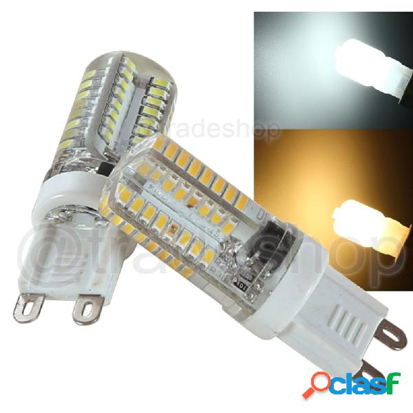 LAMPADA LAMPADINA A LED G9 3W 220V 64 LED LUCE CALDA E/O