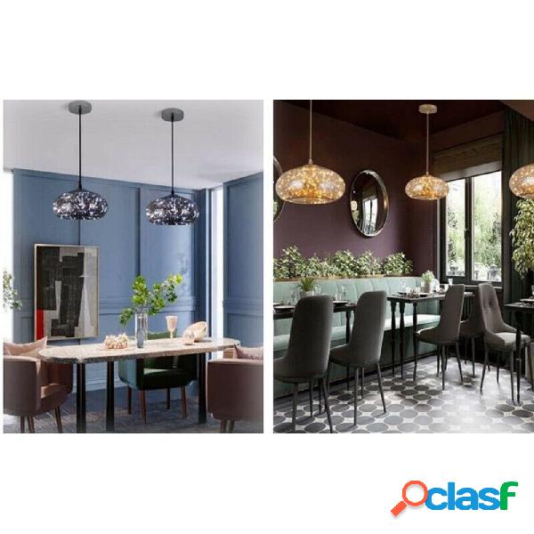 LAMPADARIO LED 10W A CUPOLA EFFETTO CIELO STELLATO IN VETRO