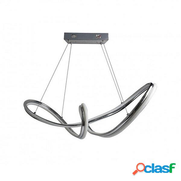 LAMPADARIO LED INTRECCIATO A FIOCCO A SOSPENSIONE 57 W LUCE