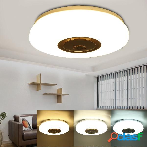 LED Ceiling Lamp Dimmable APP Control 85-265V Smoke Alarm