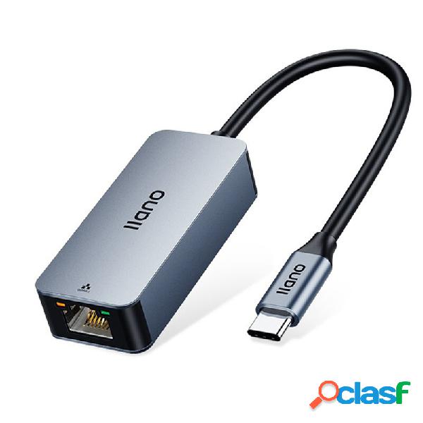 LLANO LCN1250G USB C to Ethernet Adapter Type-C to RJ45 2.5G