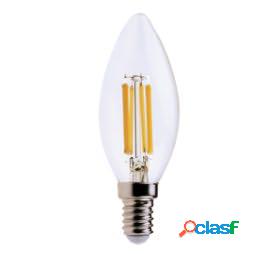 Lampada - Led - candela - 6W - E14 - 3000K - luce bianca