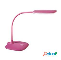 Lampada da tavolo a led Candy - 16x16x33 cm - rosa - Alco