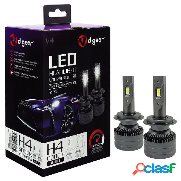 Lampadine H4 Led Headlight Conversion Kit V4