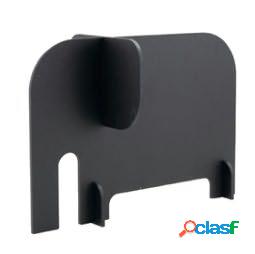 Lavagna Silhouette - 14,3x19,8x10 cm - nero - forma elefante