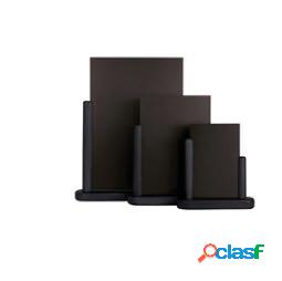 Lavagna da tavolo Elegant - A4 - 27,5x32x7 cm - nero -