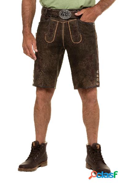Lederhosen, Tracht, pelle di capra, ricami tradizionali,