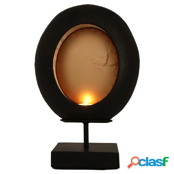 Lesli Living Portacandele Ovale su Supporto 21x9x32,5 cm