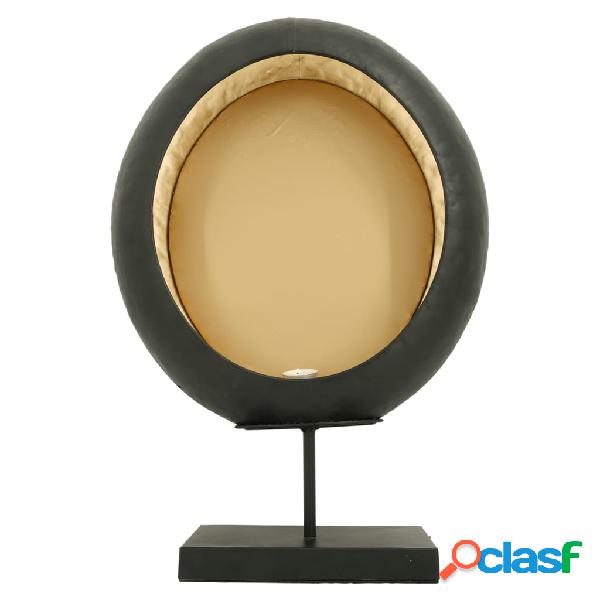 Lesli Living Portacandele Ovale su Supporto 39,5x13x60 cm