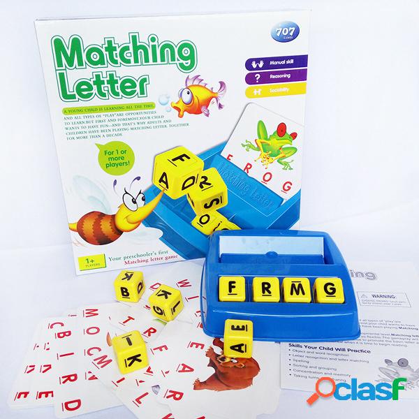 Letter Collocation Toy English Spelling Alphabet Letter Game