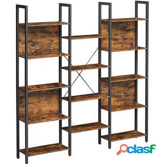 Libreria SELVA, Stile Moderno, 154x24x166cm, in Legno Colore