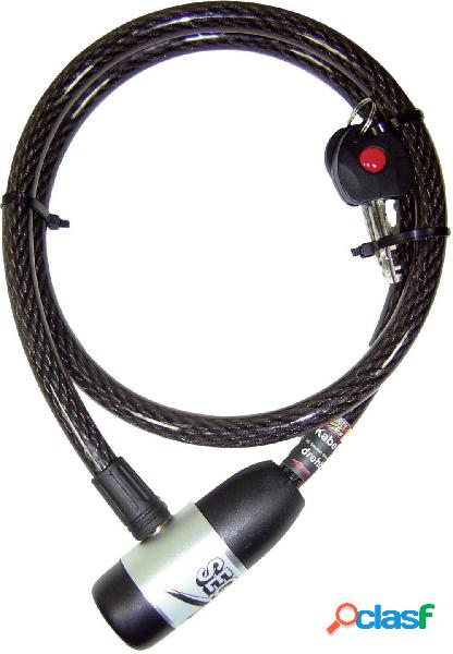 Lucchetto a cavo Security Plus K86 Nero Lucchetto a chiave