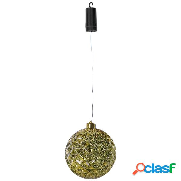 Luxform Lampada Sospesa a LED a Batteria Ball Diamonds Oro