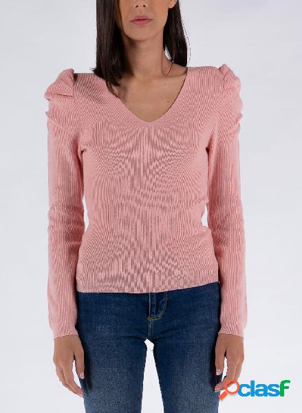 MAGLIONE SCOLLO V COSTINE