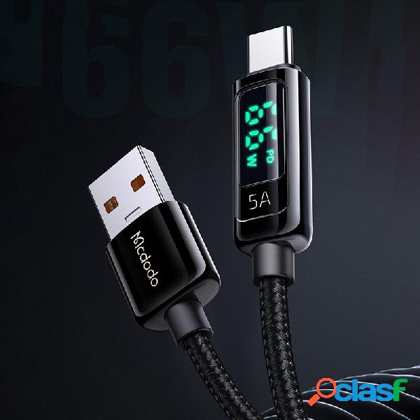 MCDODO USB To Type-C/Micro USB & USB-C To USB-C 5A Cable