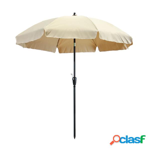 Madison Ombrellone Lanzarote 250 cm Rotondo Ecru
