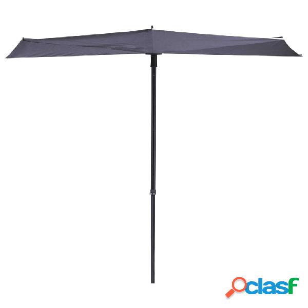 Madison Ombrellone da Balcone Sun Wave 270x150 cm Blu