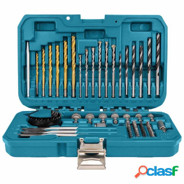 Makita Set di Utensili Elettrici 175 pz TRADE Metallizzato