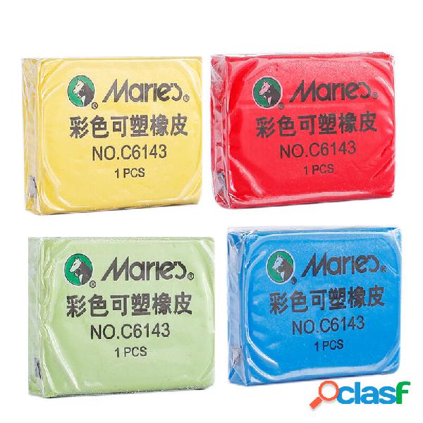 Maries C6143 Plastic Rubber Eraser Soft Tearable No Scraps