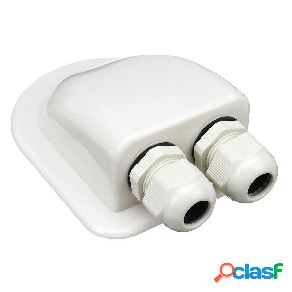 Marine Waterproof ABS Solar Double Twin Cable Entry Gland