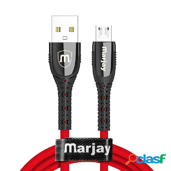 Marjay 3A Micro USB Type C Fast Charging Lace Zinc Alloy