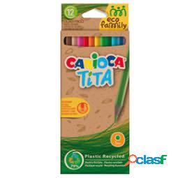 Matita colorata Tita Eco Family - colori assortiti - Carioca