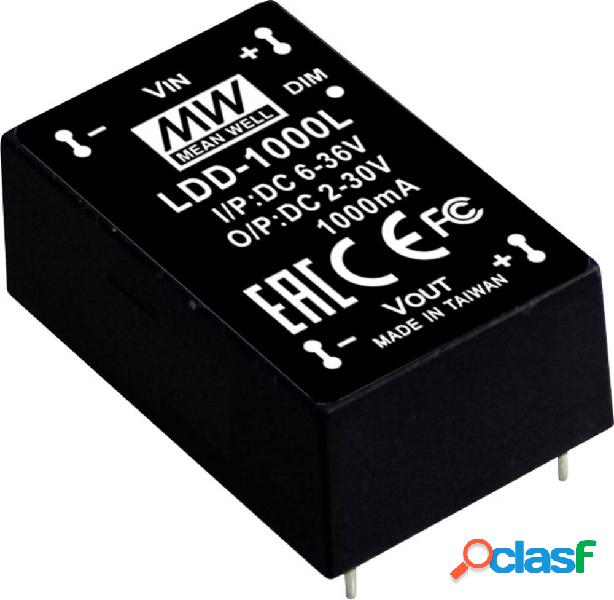 Mean Well Driver LED LDD-1000L DC/DC-driver LED LDD-1000L