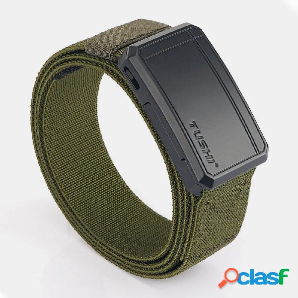 Men Nylon Magnetic Automatic Buckle Multifunction Outdoor