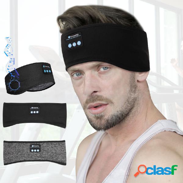 Men Polyester Sweat Wireless Bluetooth Sports Headbands