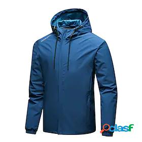Mens Polar Fleece Hiking Softshell Jacket Hiking Windbreaker
