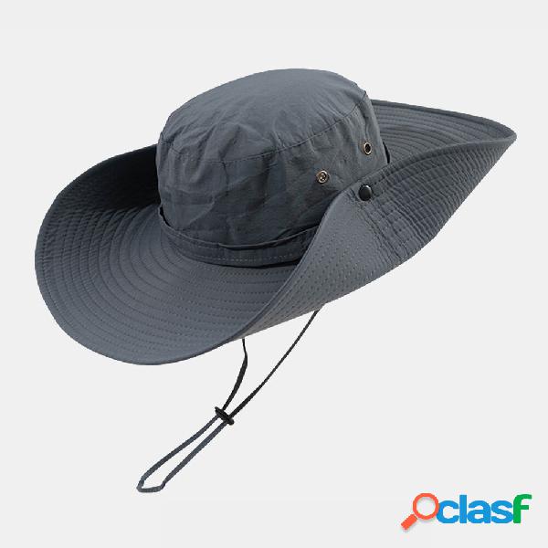 Mens Sun Hat Breathable Adjustable Outdoor UV Protection Hat