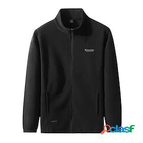 Mens Teddy Coat Polar Fleece Fall Winter Daily Regular Coat