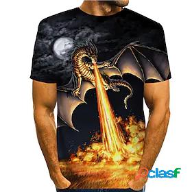 Mens Tee T shirt Tee Shirt Dragon Graphic Prints 3D Print