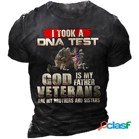 Mens Unisex T shirt Graphic Prints Soldier Letter 3D Print
