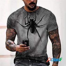 Mens Unisex Tee T shirt Shirt Graphic Prints Spider 3D Print